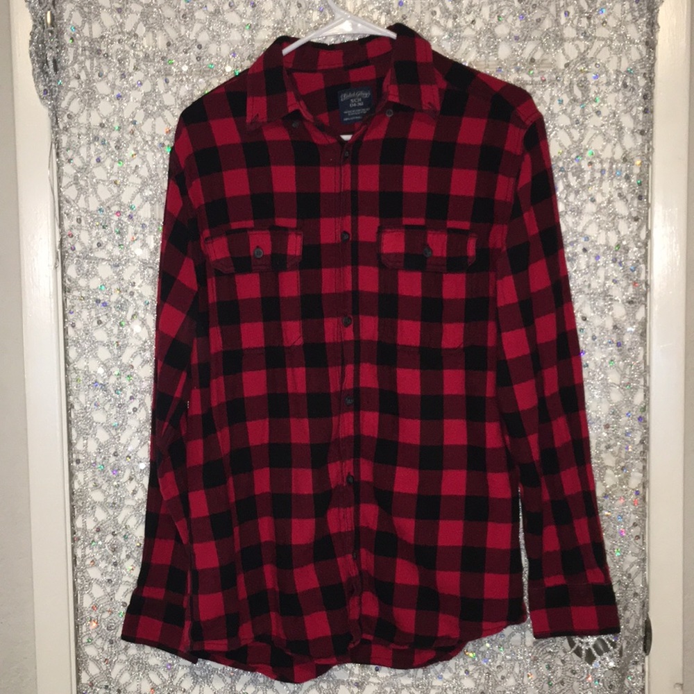 Red & Black Flannel Shirt